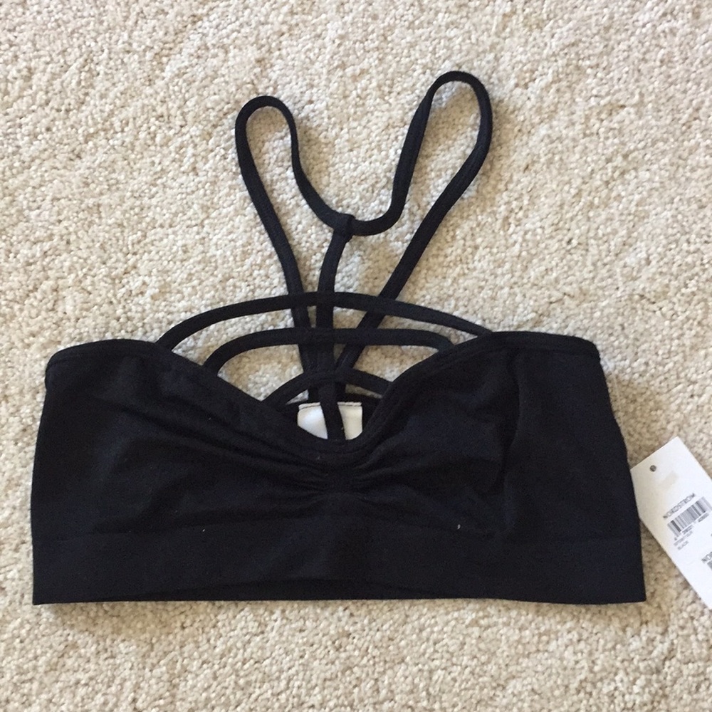Cage-front bralette